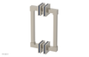 JOLIE - 8" Double Sided Shower Pull with "Navy Blue" Accents 222S-93-08