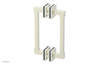 JOLIE - 8" Double Sided Shower Pull with "Navy Blue" Accents 222S-93-08