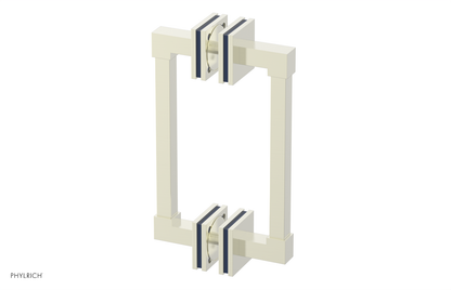 JOLIE - 8" Double Sided Shower Pull with "Navy Blue" Accents 222S-93-08