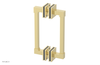 JOLIE - 8" Double Sided Shower Pull with "Navy Blue" Accents 222S-93-08