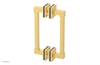 JOLIE - 8" Double Sided Shower Pull with "Navy Blue" Accents 222S-93-08