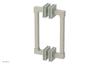 JOLIE - 8" Double Sided Shower Pull with "Turqoise" Accents 222S-93-08