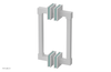 JOLIE - 8" Double Sided Shower Pull with "Turqoise" Accents 222S-93-08