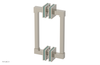 JOLIE - 8" Double Sided Shower Pull with "Turqoise" Accents 222S-93-08
