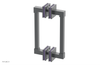 JOLIE - 8" Double Sided Shower Pull with "Purple" Accents 222S-93-08