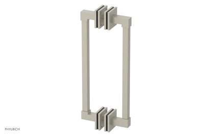 JOLIE - 12" Double Sided Shower Pull with "Black" Accents 222S-93-12