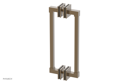 JOLIE - 12" Double Sided Shower Pull with "Black" Accents 222S-93-12