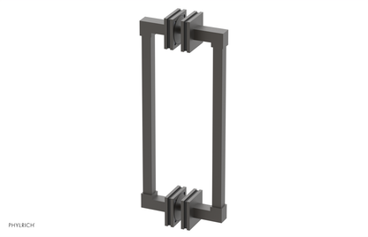 JOLIE - 12" Double Sided Shower Pull with "Black" Accents 222S-93-12