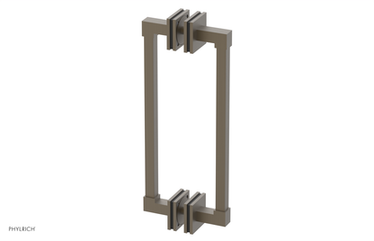 JOLIE - 12" Double Sided Shower Pull with "Black" Accents 222S-93-12