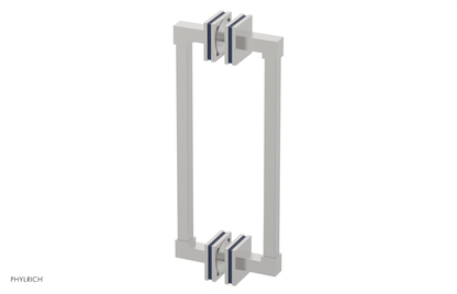JOLIE - 12" Double Sided Shower Pull with "Navy Blue" Accents 222S-93-12