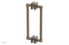 JOLIE - 12" Double Sided Shower Pull with "Navy Blue" Accents 222S-93-12