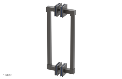 JOLIE - 12" Double Sided Shower Pull with "Navy Blue" Accents 222S-93-12