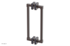 JOLIE - 12" Double Sided Shower Pull with "Navy Blue" Accents 222S-93-12