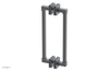 JOLIE - 12" Double Sided Shower Pull with "Navy Blue" Accents 222S-93-12