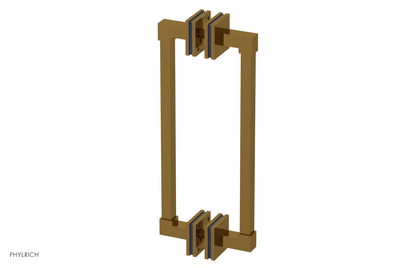JOLIE - 12" Double Sided Shower Pull with "Navy Blue" Accents 222S-93-12