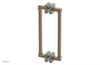 JOLIE - 12" Double Sided Shower Pull with "Turqoise" Accents 222S-93-12