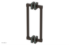 JOLIE - 12" Double Sided Shower Pull with "Turqoise" Accents 222S-93-12