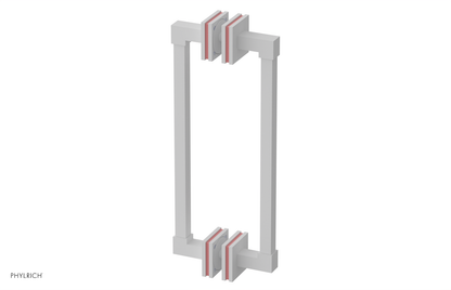 JOLIE - 12" Double Sided Shower Pull with "Pink" Accents 222S-93-12