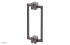 JOLIE - 12" Double Sided Shower Pull with "Pink" Accents 222S-93-12