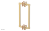 JOLIE - 12" Double Sided Shower Pull with "Pink" Accents 222S-93-12
