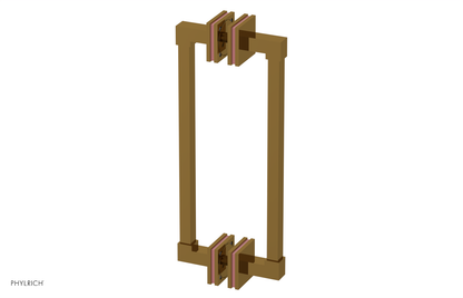 JOLIE - 12" Double Sided Shower Pull with "Pink" Accents 222S-93-12