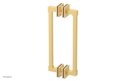 JOLIE - 12" Double Sided Shower Pull with "Purple" Accents 222S-93-12