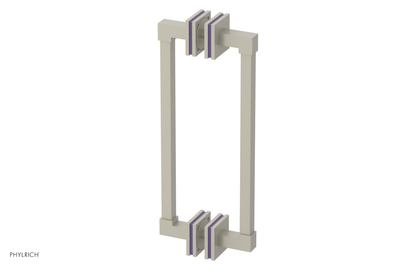 JOLIE - 12" Double Sided Shower Pull with "Purple" Accents 222S-93-12