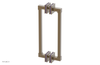 JOLIE - 12" Double Sided Shower Pull with "Purple" Accents 222S-93-12