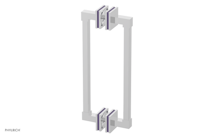 JOLIE - 12" Double Sided Shower Pull with "Purple" Accents 222S-93-12