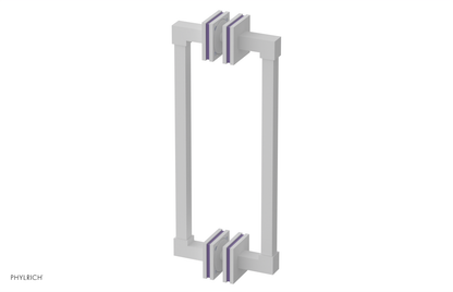 JOLIE - 12" Double Sided Shower Pull with "Purple" Accents 222S-93-12