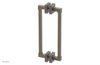 JOLIE - 12" Double Sided Shower Pull with "Purple" Accents 222S-93-12