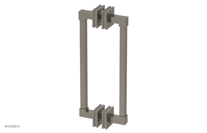 JOLIE - 12" Double Sided Shower Pull with "Grey" Accents 222S-93-12