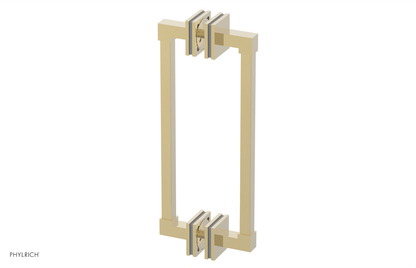 JOLIE - 12" Double Sided Shower Pull with "Grey" Accents 222S-93-12