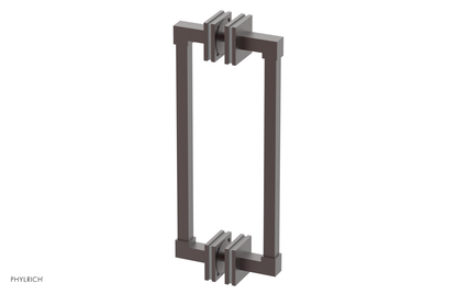 JOLIE - 12" Double Sided Shower Pull with "Grey" Accents 222S-93-12