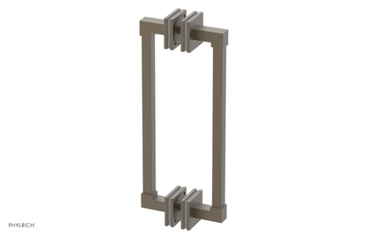 JOLIE - 12" Double Sided Shower Pull with "Grey" Accents 222S-93-12