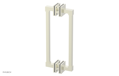 JOLIE - 12" Double Sided Shower Pull with "Grey" Accents 222S-93-12