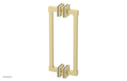 JOLIE - 12" Double Sided Shower Pull with "Grey" Accents 222S-93-12