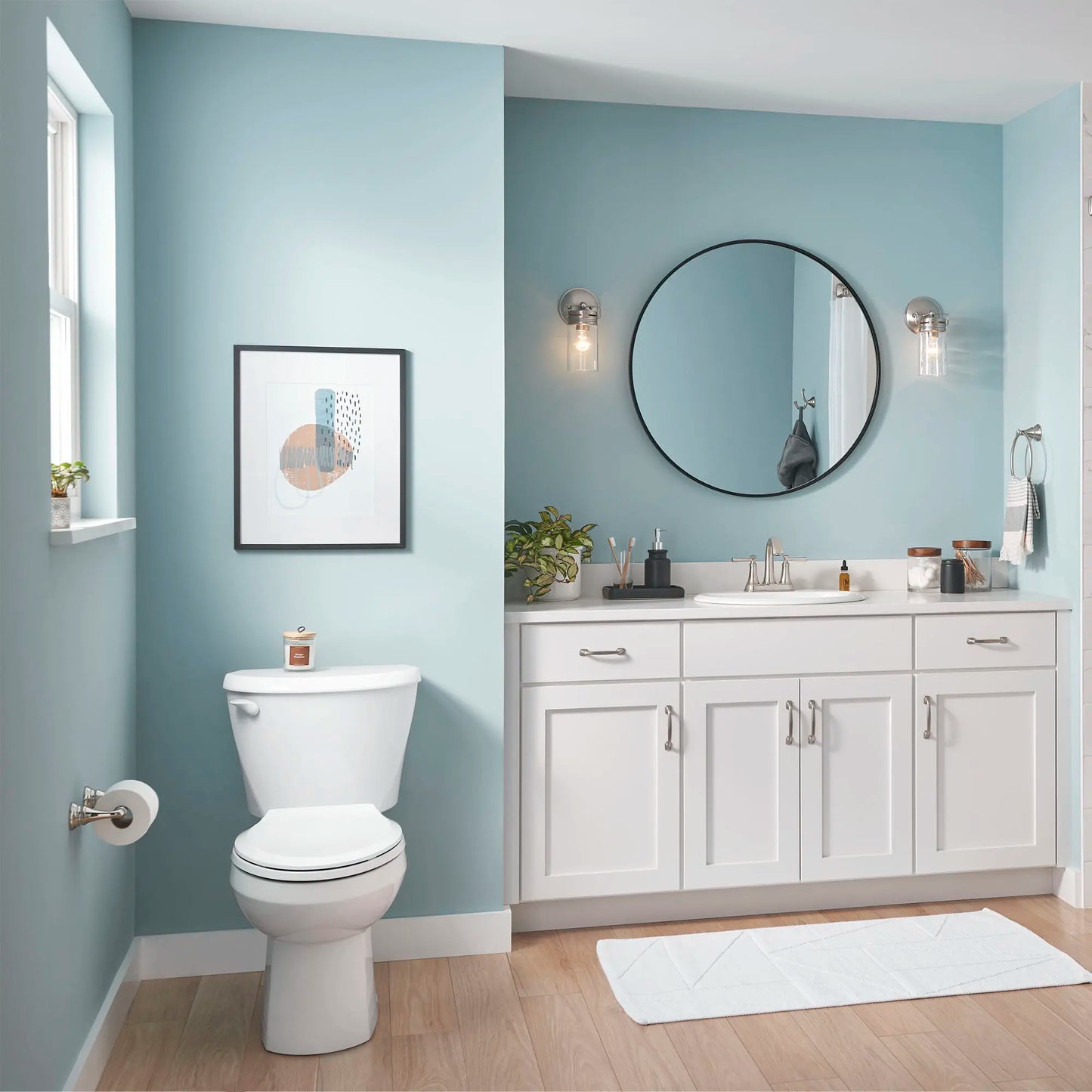 American Standard ColonyÂ®3 Two-Piece 1.6 gpf/6.0 Lpf Standard Height Elongated Toilet Less Seat