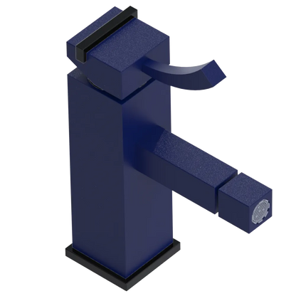 Rubinet Single Control Bidet Fitting (less drain) Midnight Blue