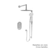 Baril Complete thermostatic pressure balanced shower kit without handle