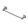 Rubinet Towel Bar 18" Satin Nickel