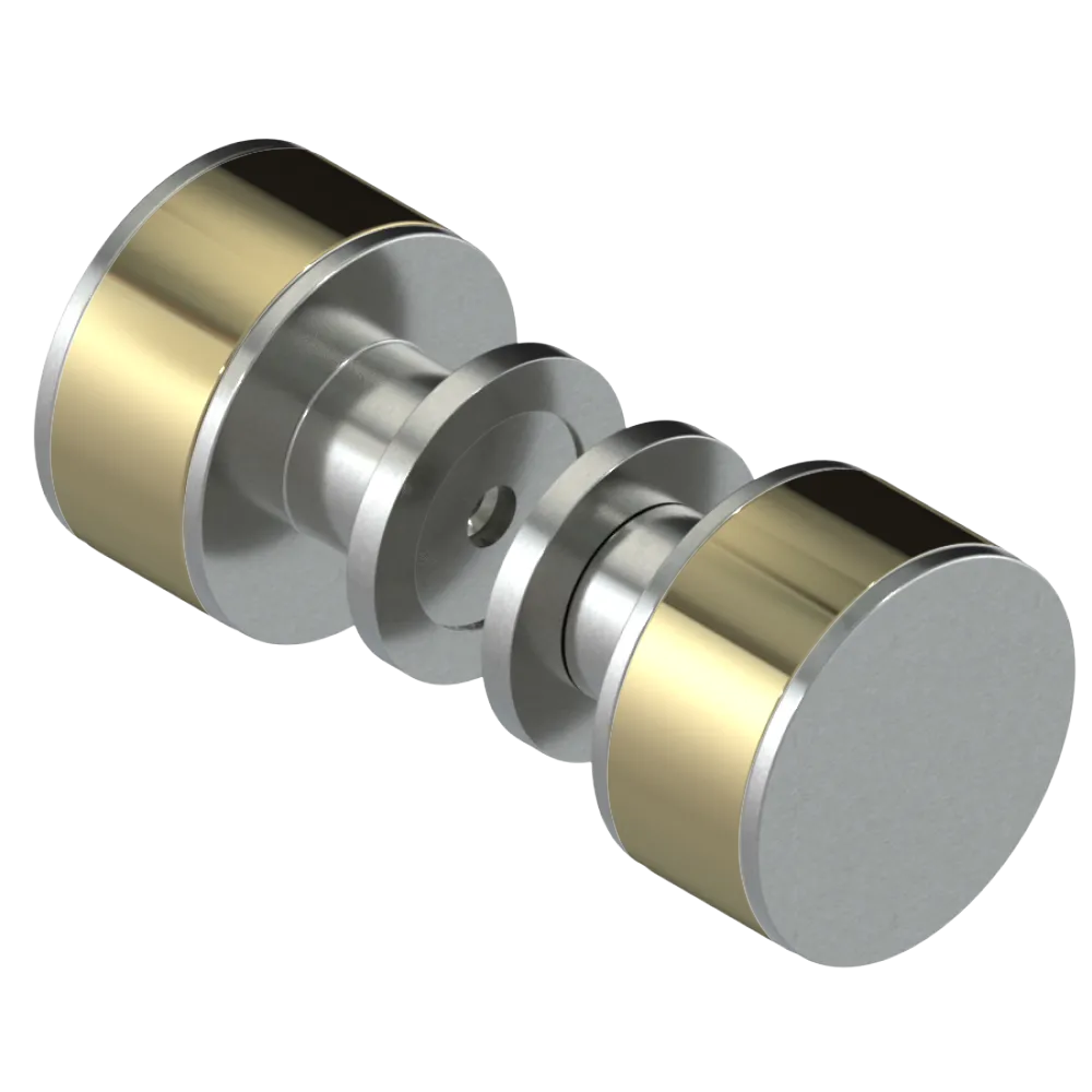 Rubinet Shower Door Knob (set) Satin Nickel