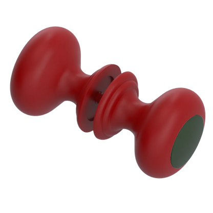 Rubinet Shower Door Knob (set) Maroon