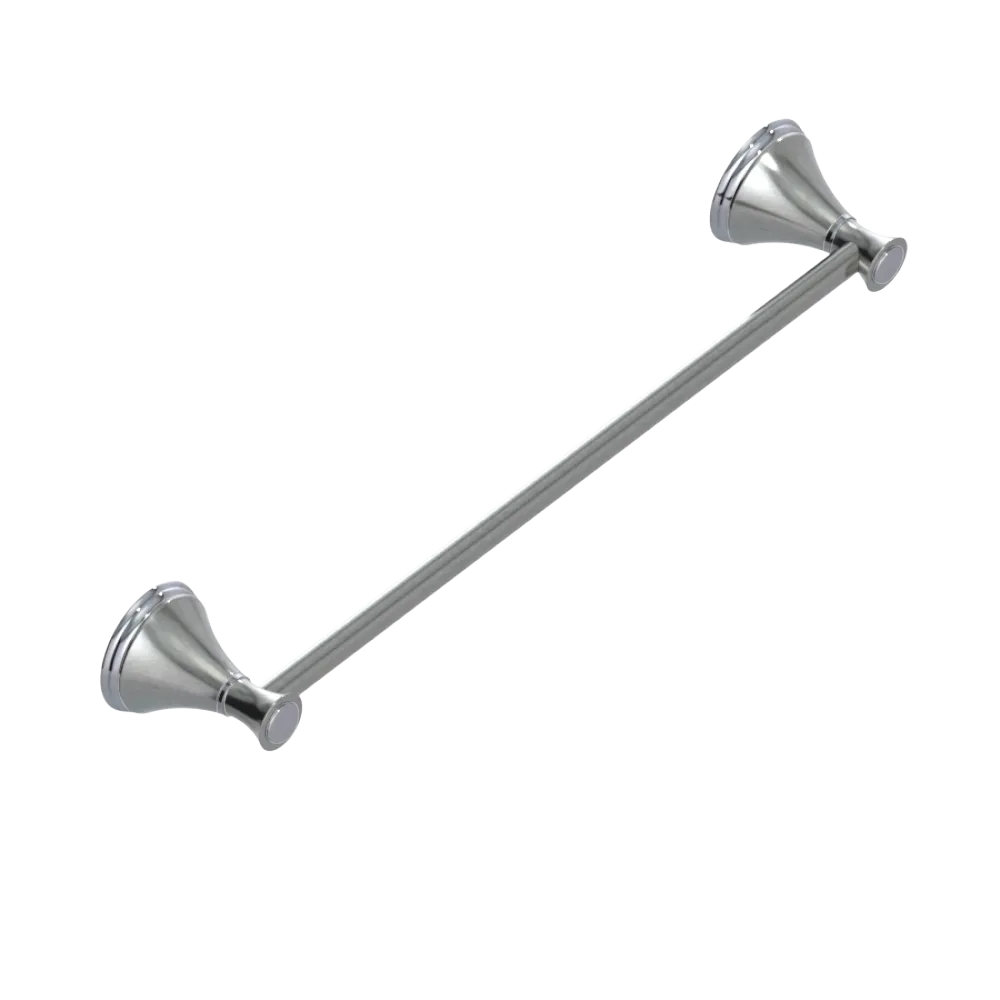 Rubinet Towel Bar 18" Satin Nickel
