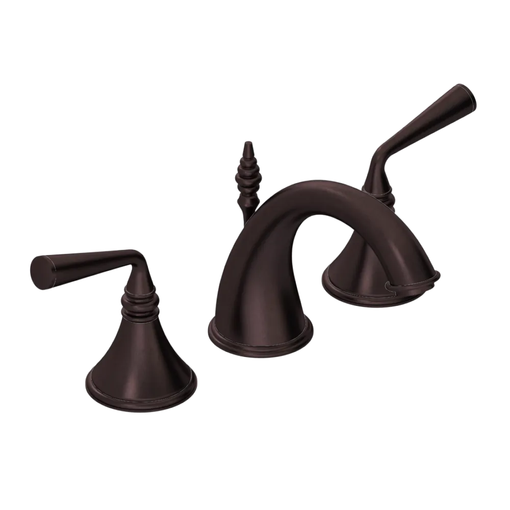 Rubinet Widespread Lav. Set. (less drain) Oil Rubbed Bronze