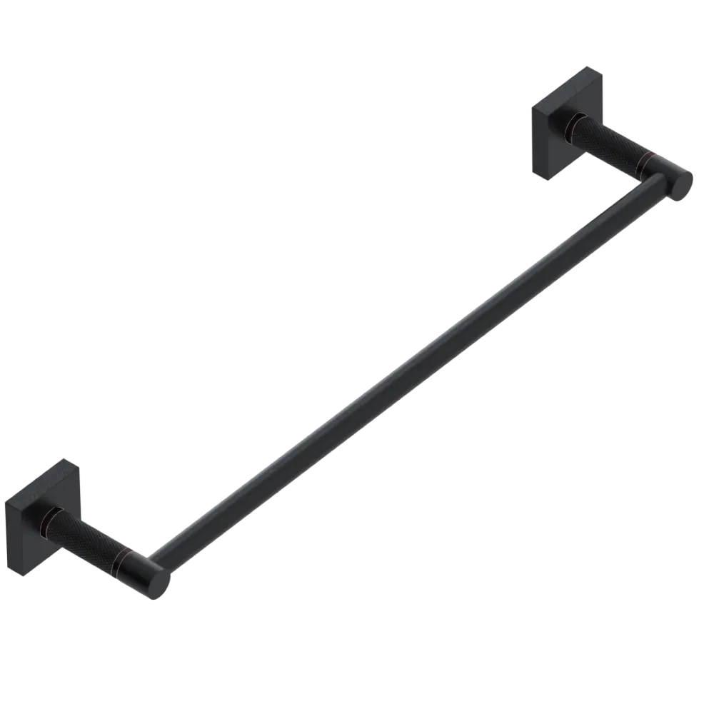 Rubinet 18" TOWEL BAR Matt Black