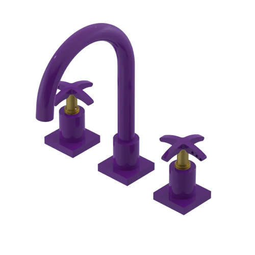 Rubinet Widespread Lav. Set. (less drain) Purple Haze