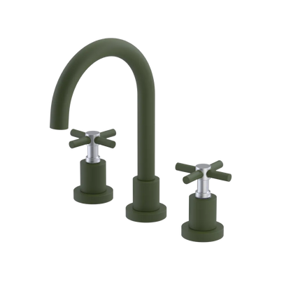 Rubinet Widespread Lav. Set. (less drain) Green Envy