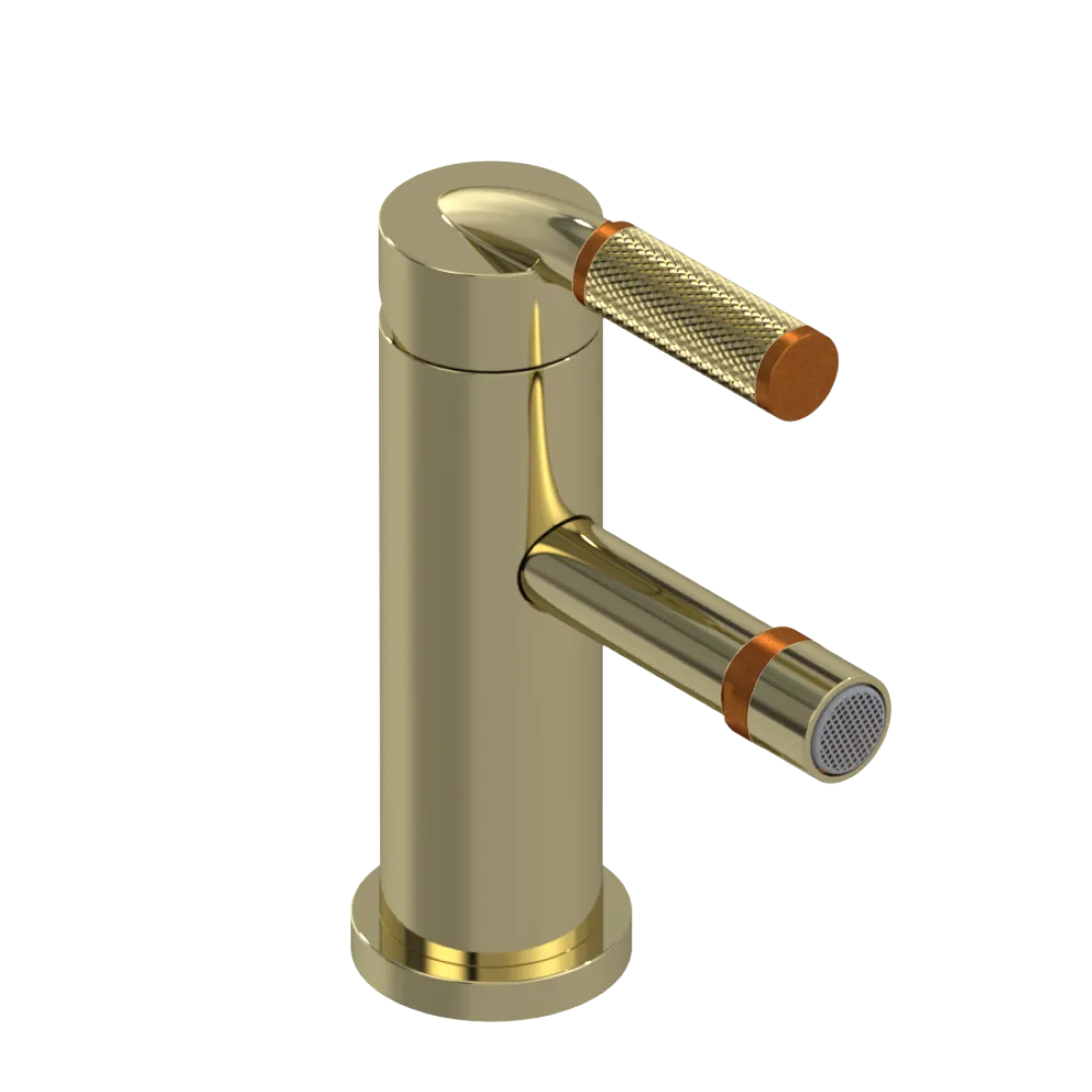 Rubinet Single Control Bidet Fitting (less drain) Gold