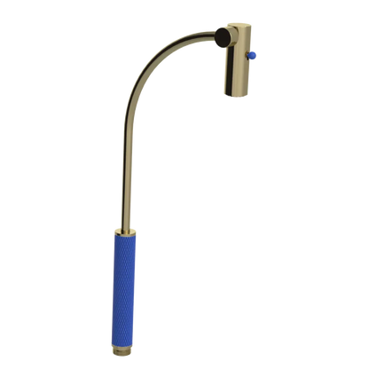Rubinet Hand Held Shower Bidet Only Natural Brass